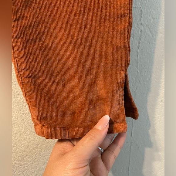 Paige Dark Argan Corduroy Hoxton Ankle Pants Size 27 - Picture 5 of 12